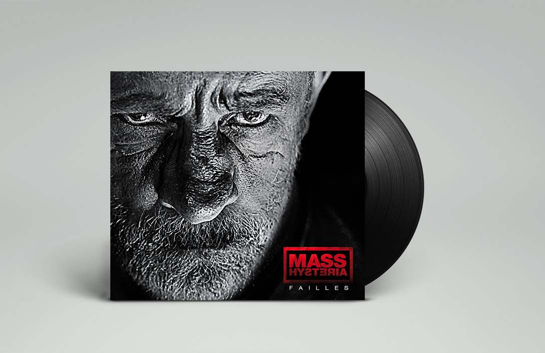 MASS HYSTERIA FAILLES - Edición de vinilo - Arte • Álbum de música Mass Hysteria