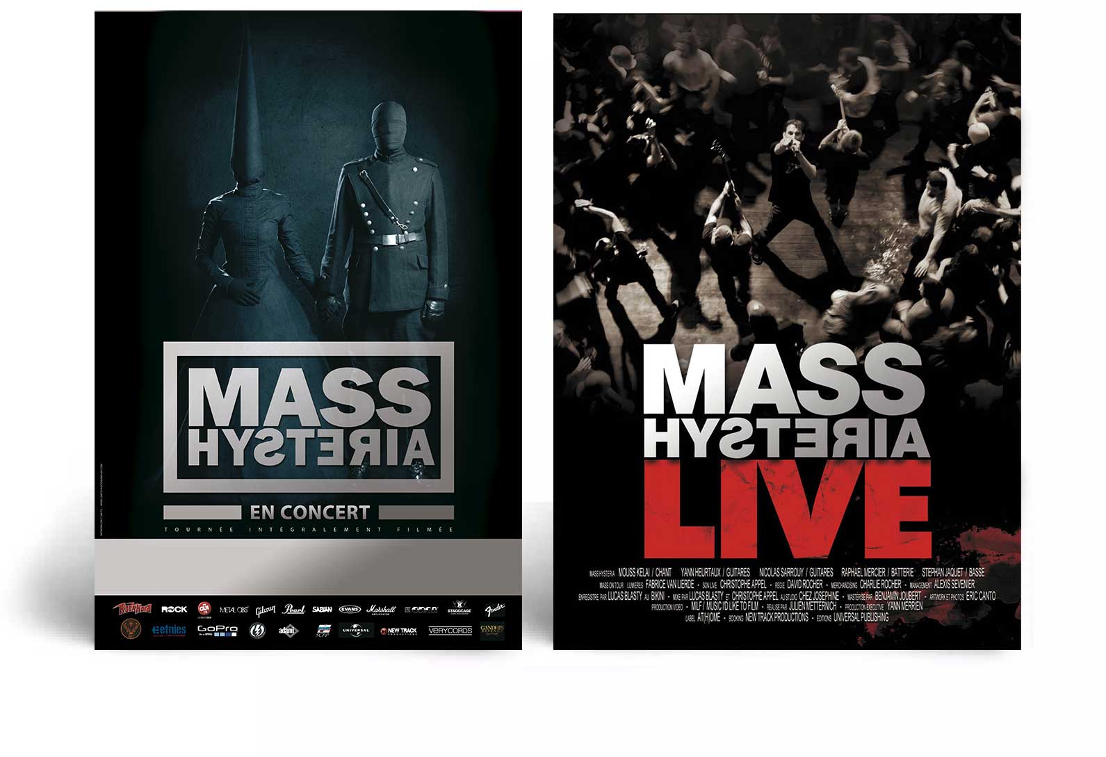 Mass Hysteria affiche tournée - Photo & Artwork