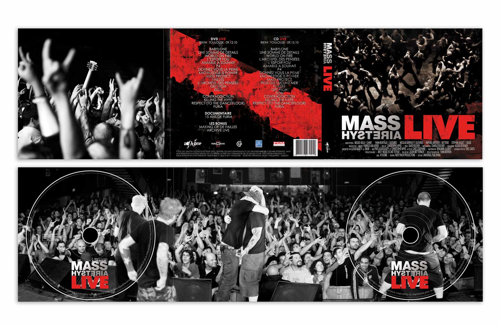 Mass Hysteria LIVE - Photo & Artwork
