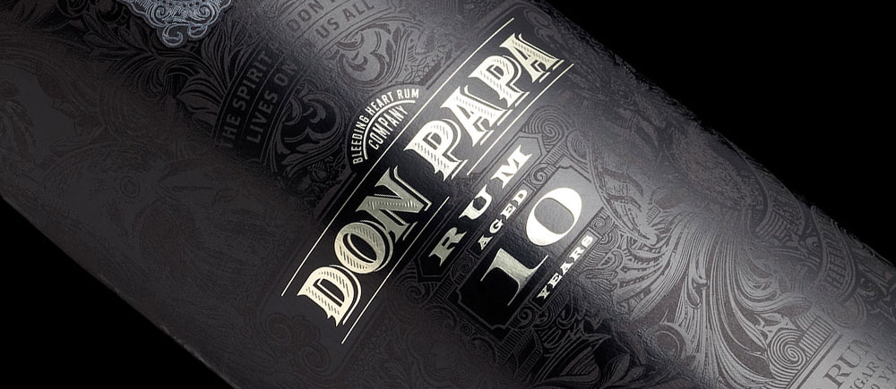 Rhum Don Papa 10 ans Edition limitée 43% et ses 2 verres - Bleeding Heart  Rum Company