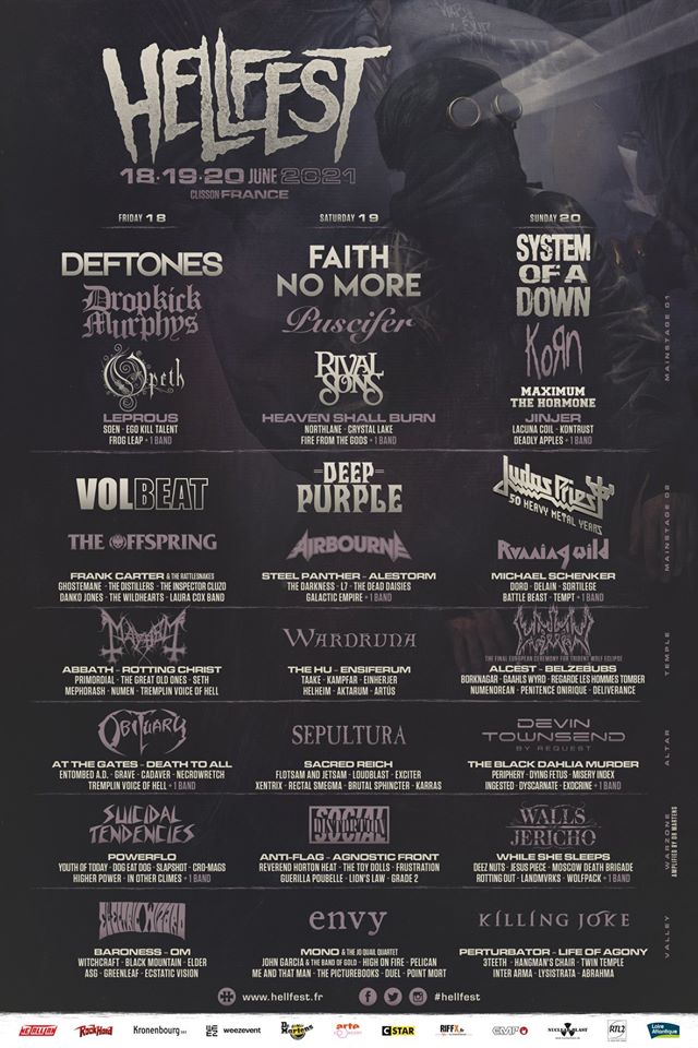 Programme Hellfest 2021 Programme Hellfest 2021