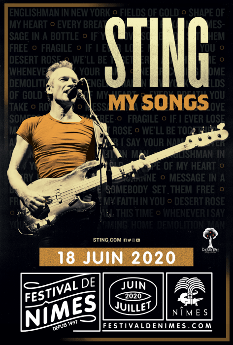 Affiche concert : Comment créer une affiche percutante en 6 points? Affiche concert Concert arènes de Nîmes