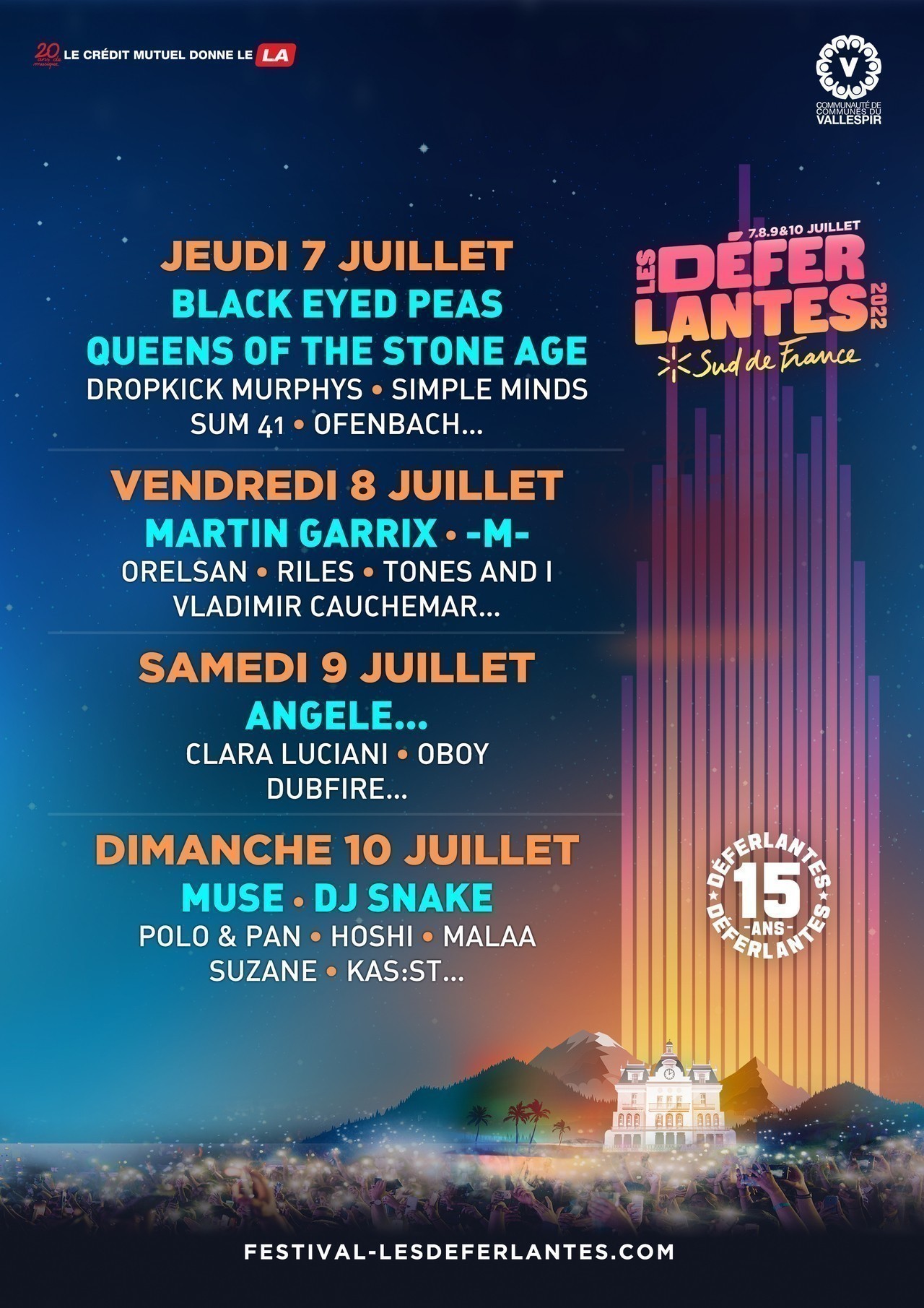 Festival les Déferlantes Sud de France FESTIVAL LES DÉFERLANTES