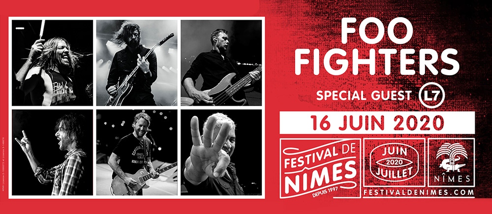 Foo Fighters Nîmes au Festival de Nîmes 2022