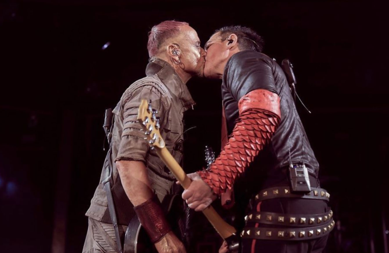 Rammstein concert - Le baiser de la controverse