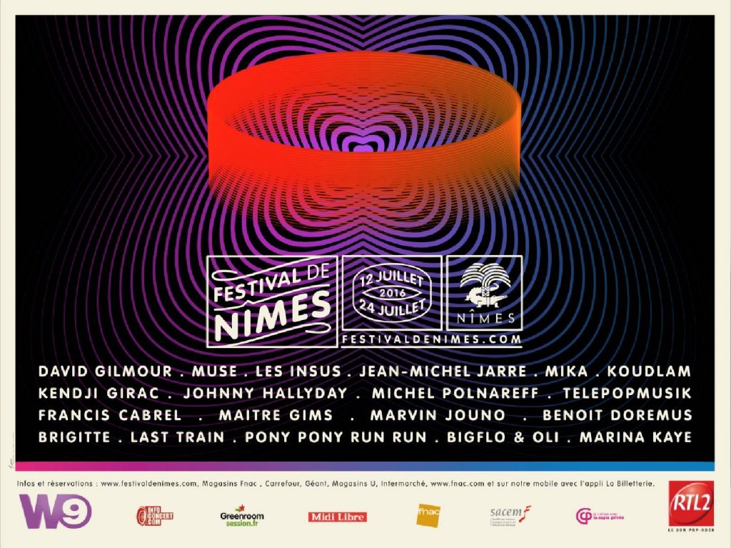 Affiche concert : Comment créer une affiche percutante en 6 points? Festival de nimes 2020 - coulisses - Eric CANTO