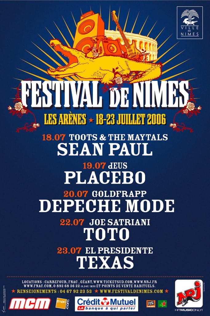 Festival de Nîmes - affiche festival