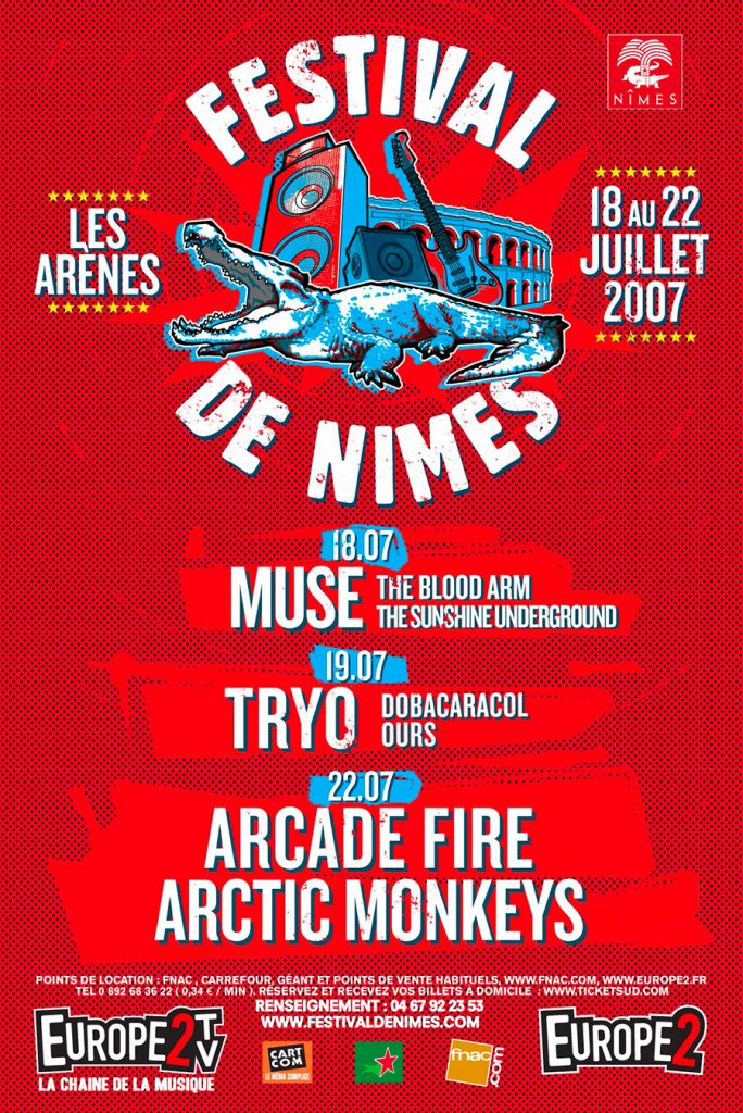 Festival de Nîmes - affiche festival