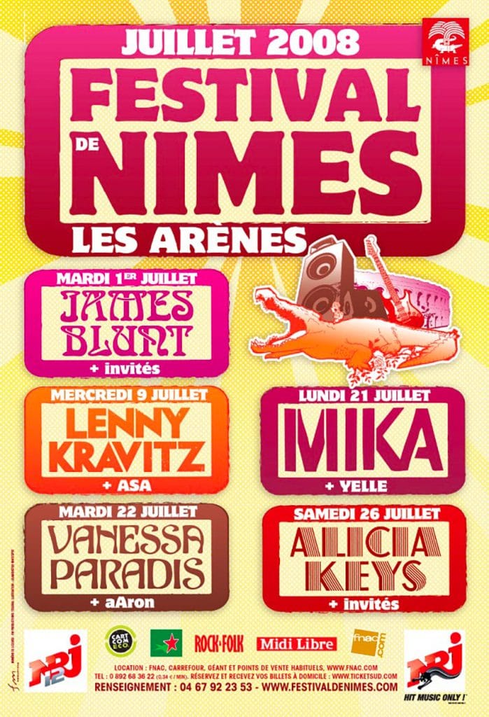 Festival de Nîmes - affiche festival