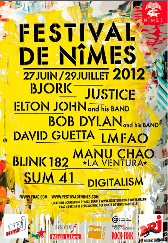 Nîmes Festival - festival poster