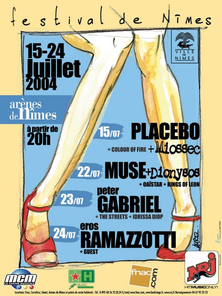 Festival de Nîmes - affiche festival