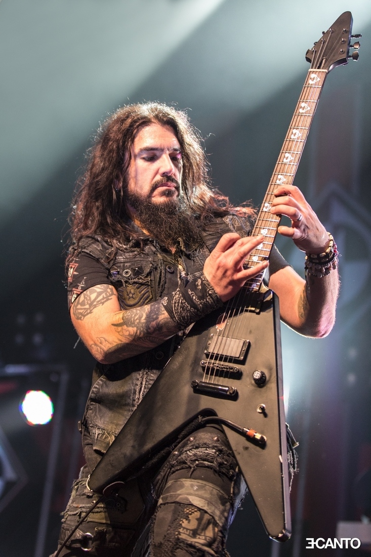 Machine Head concert - Robb Flynn - Crédit photo Eric CANTO Machine Head concert - Robb Flynn Crédit photo Eric CANTO