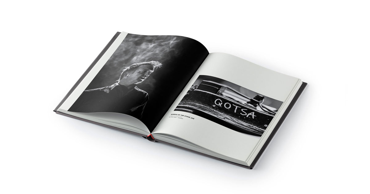 Livre photos de concert queen of the stone age