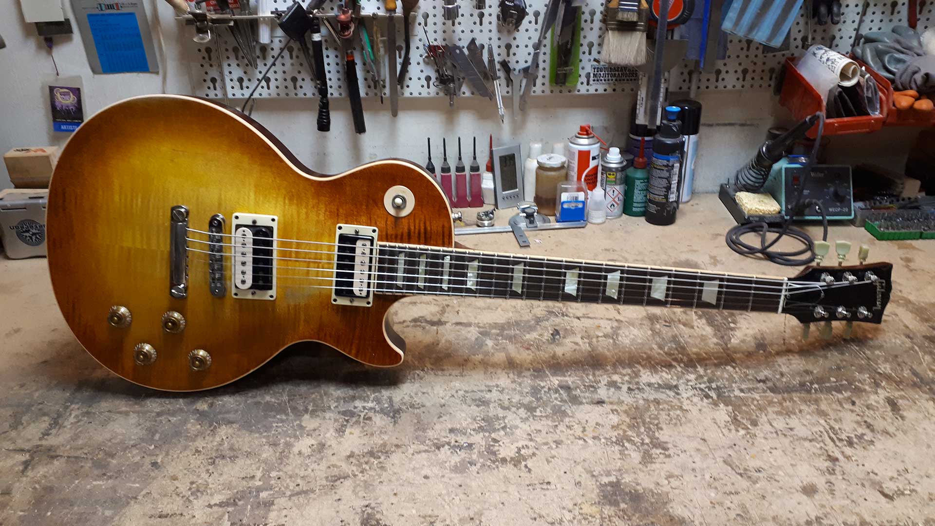 GIBSON LES PAUL : 100 ANS DE MYTHE Gibson Les Paul Planification Full setup 7