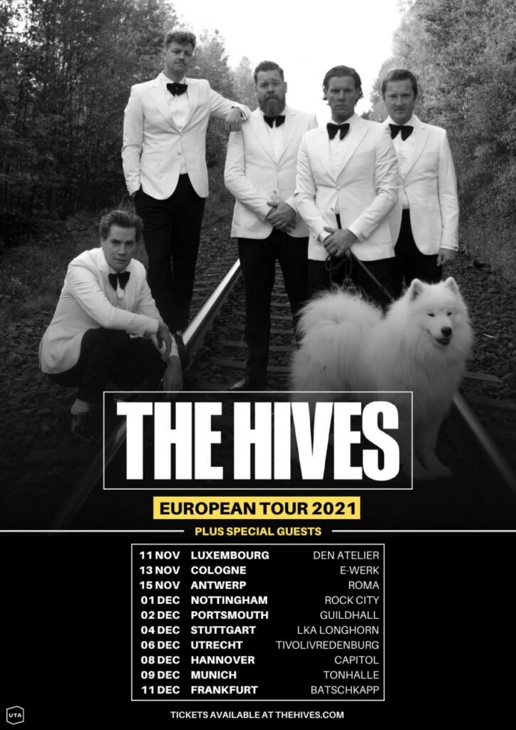 The Hives European Tour 2021