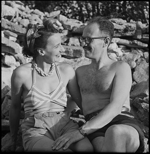 Willy Ronis et sa femme Marie Anne