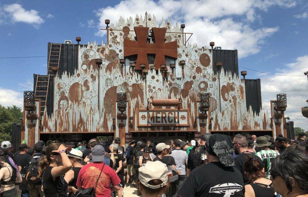 merchandising du Hellfest