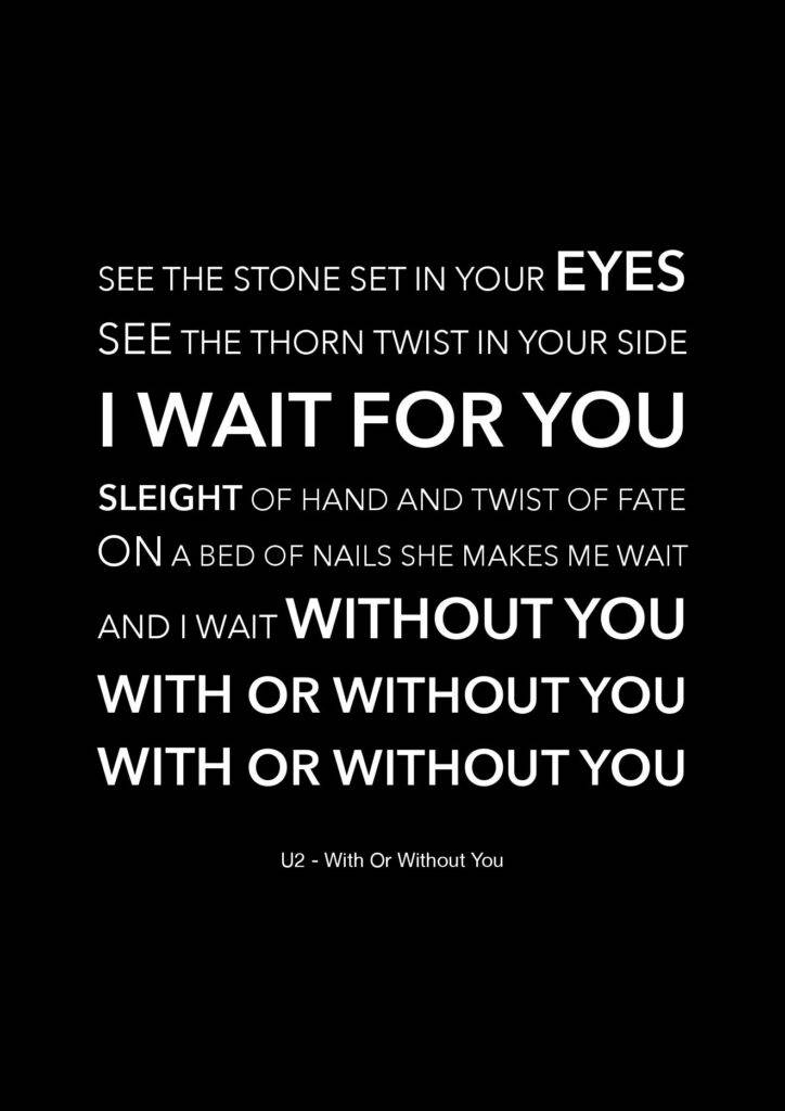 paroles de U2