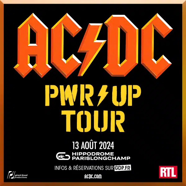 AC/DC Power Up Tour 2024 en Concert à l’Hippodrome de Longchamp